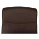 Кресло руководителя Бюрократ DOMINUS коричневый/черный эко.кожа крестов. металл. Фото товара с разных ракурсов.