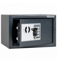 Сейф мебельный DASWERK (ДАСВЕРК) SC-200EL (200х310х200 мм), электронный замок, графит, 291341