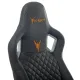 Кресло игровое Knight TITAN черный ромбик эко.кожа с подголов. крестов. металл. Фото товара с разных ракурсов.